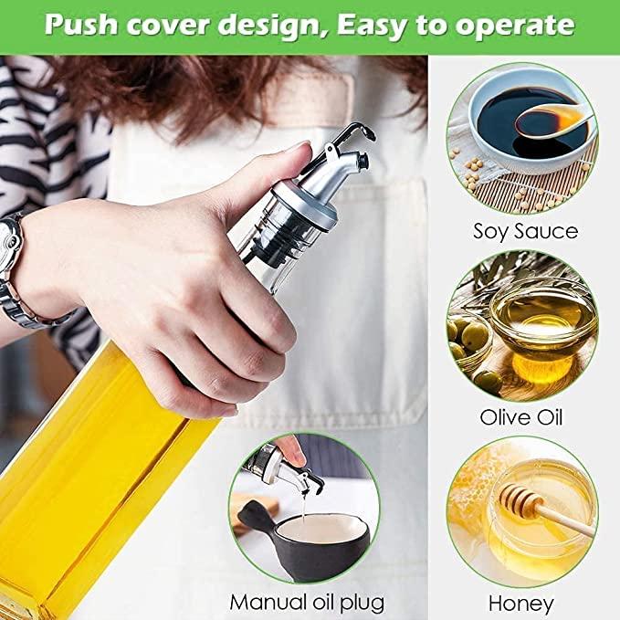 Smart Pour Oil & Vinegar Dispenser Bottle – 1000ml Leak-Proof Kitchen Bottle