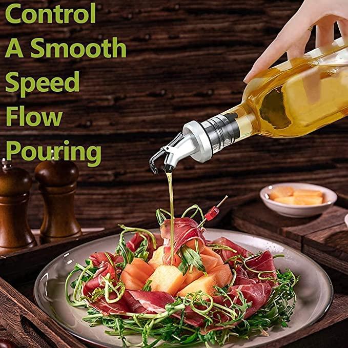 Smart Pour Oil & Vinegar Dispenser Bottle – 1000ml Leak-Proof Kitchen Bottle